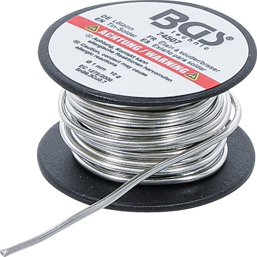 lodēt | uz ruļļa | bezsvina | Ø 1mm | 10g