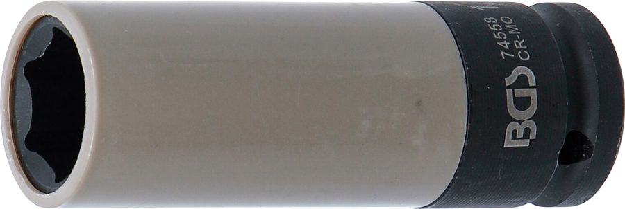 Jaudas aizsardzībai | Piedziņas iekšējais kvadrāts 12,5 mm (1/2 collas) | SW 18,5 mm