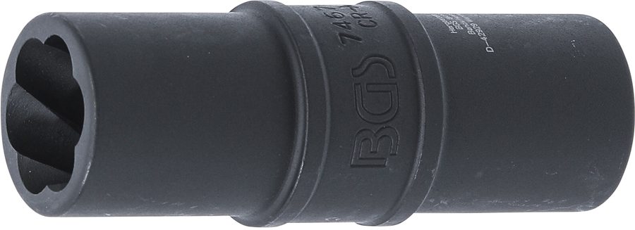 Jaudas speciālā skrūvju nosūcēja atgriezeniskais ieliktnis 17 mm | 12,5 mm (1/2 collas)