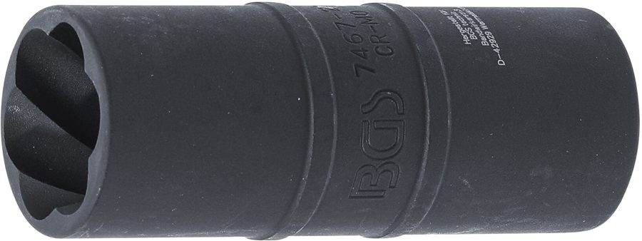 Jaudas speciālā skrūvju nosūcēja atgriezeniskais ieliktnis 21 mm | 12,5 mm (1/2 collas)