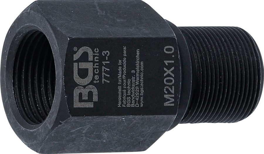 Demontāžas adapteris no preces 7771 | M20 x M20 x 49 mm