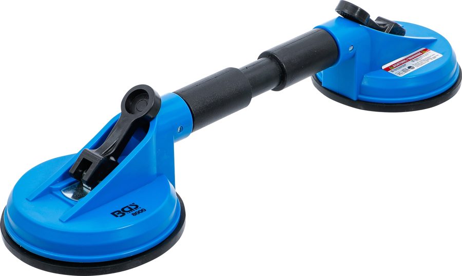 Gumijas dubultā piesūceknis | ABS | ar elastīgām galviņām | Ø 120 mm | 390 mm