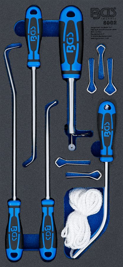Darbnīcas ratiņu ieliktnis 1/3: vējstikla instrumentu komplekts | 5 gab.