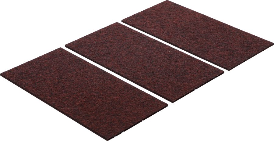 Filca planieri | Plāksnes | brūns | 100x200mm | 3 gab.