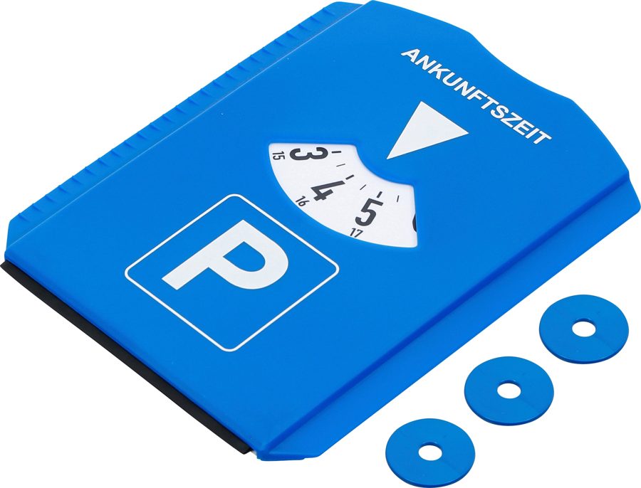 Parkošanās disks | ar ledus skrāpi / gumijas lūpu