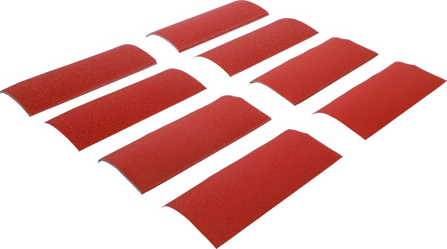 Slīpēšanas loksnes komplekts orbitālajām/rokas slīpmašīnām | 93x230mm | K 60 - 180 | 25 gab