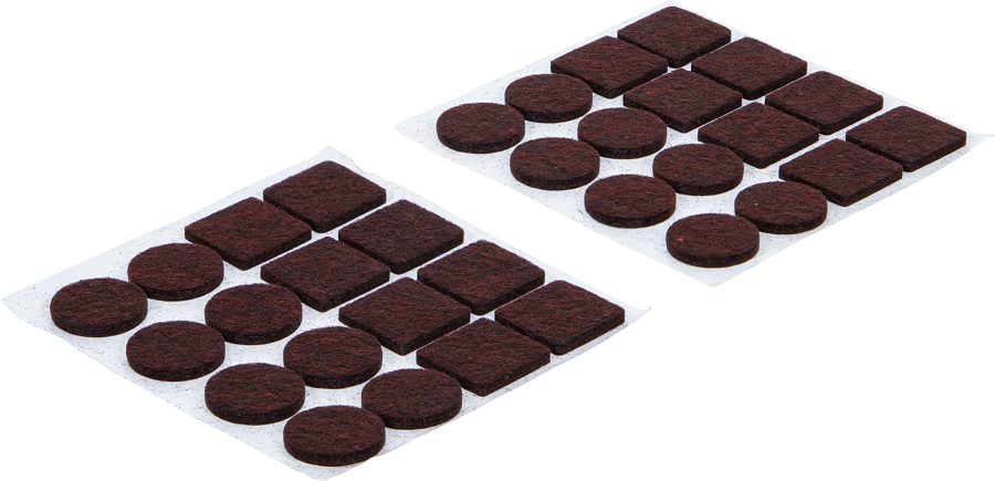 Filca planiera komplekts | brūns | 32 gabali