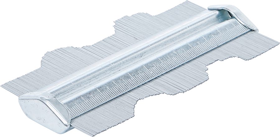 Smalkais kontūru mērītājs | metāls | 125 mm