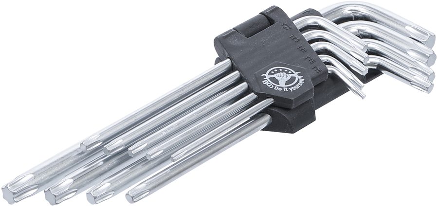 L-atslēgu komplekts | garš | T-profils (Torx) | T10 - T50 | 9 gab.