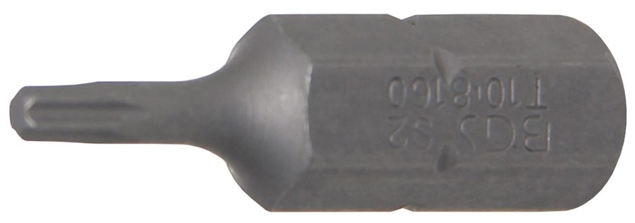 Bits | Garums 30mm | Ārējā sešstūra piedziņa 8 mm (5/16") | T veida profils (Torx) T10