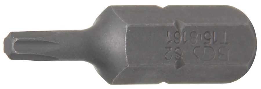 Bits | Garums 30mm | Ārējā sešstūra piedziņa 8 mm (5/16") | T veida profils (Torx) T15