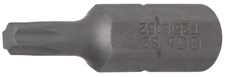 Bits | Garums 30mm | Ārējā sešstūra piedziņa 8 mm (5/16") | T veida profils (Torx) T25
