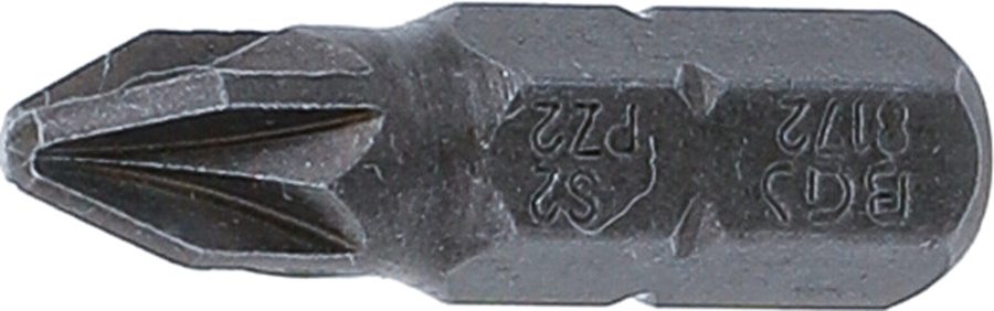 Bits | Garums 25mm | Ārējā sešstūra piedziņa 6,3 mm (1/4") | Phillips PZ2
