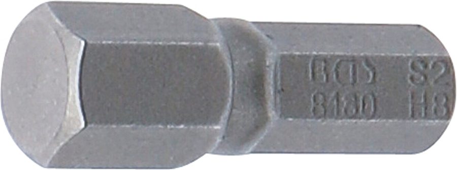 Bits | Garums 25mm | Piedziņas ārējais sešstūris 6,3 mm (1/4 collas) | iekšējais sešstūris 8 mm