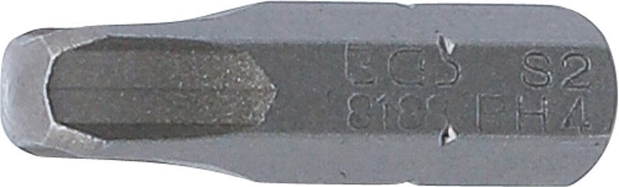 Bits | Garums 25mm | Ārējā sešstūra piedziņa 6,3 mm (1/4") | Phillips PH4
