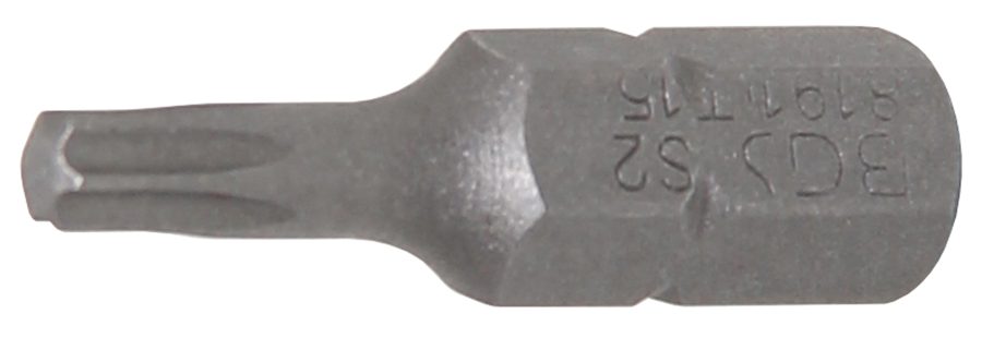 Bits | Garums 25mm | Ārējā sešstūra piedziņa 6,3 mm (1/4") | T veida profils (Torx) T15