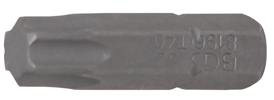 Bits | Garums 25mm | Ārējā sešstūra piedziņa 6,3 mm (1/4") | T veida profils (Torx) T40