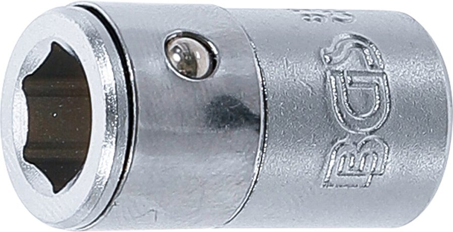 Uzgaļu adapteris ar turēšanas lodi | Iekšējais kvadrāts 6,3 mm (1/4 collas) | Iekšējais sešstūris 8 mm (5/16 collas)