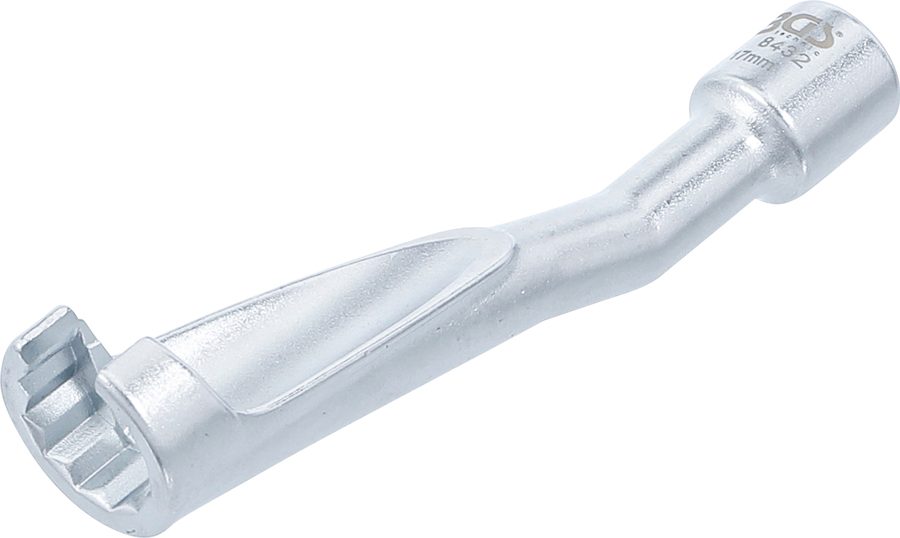 Īpaša atslēga injekcijas līnijām | priekš BMW, Opel 2.5TD, Mercedes-Benz | Piedziņa 10 mm (3/8") | SW 17 mm