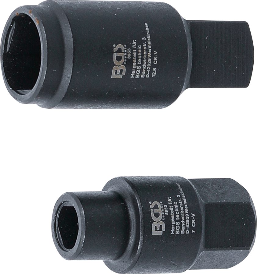 Ieliktņi Bosch iesmidzināšanas sūkņiem | 3 malu | 7/12,6 mm
