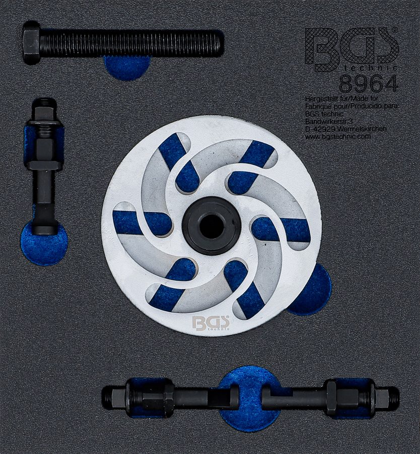 Sadales vārpstas zobrats un skriemeļa izvilcējs | 42-82 mm
