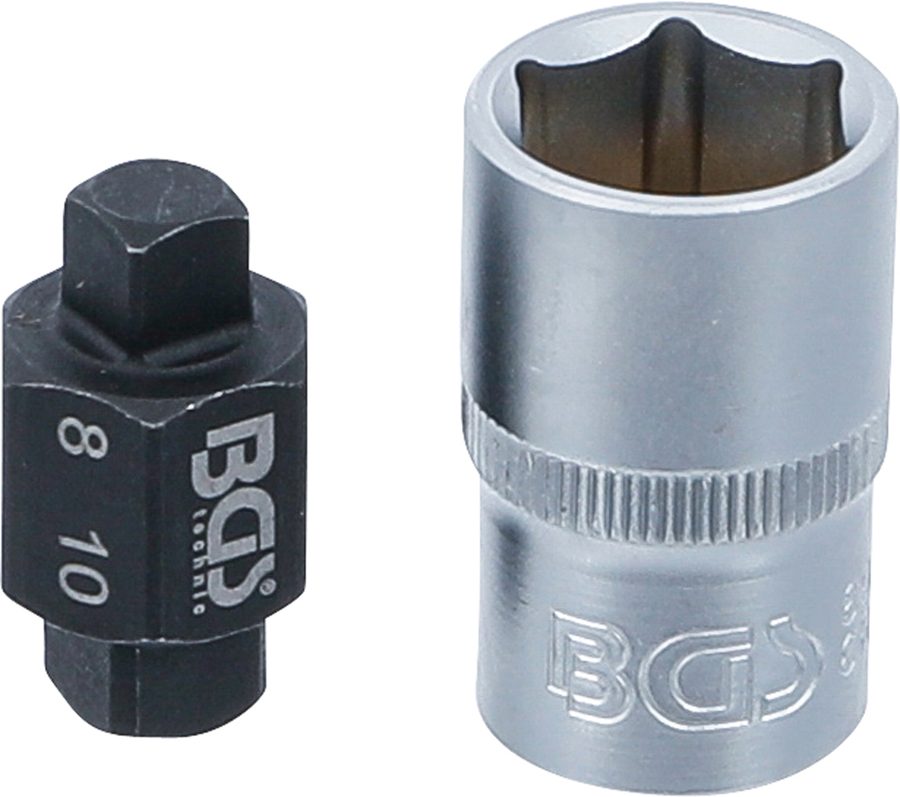 Eļļas iztukšošanas aizbāžņa ieliktnis | Kvadrāts | 8mm/10mm