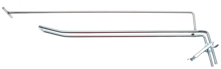 Dubultais āķis | 300x4,8 mm | ar atbalsta sviru un krustveida tapu