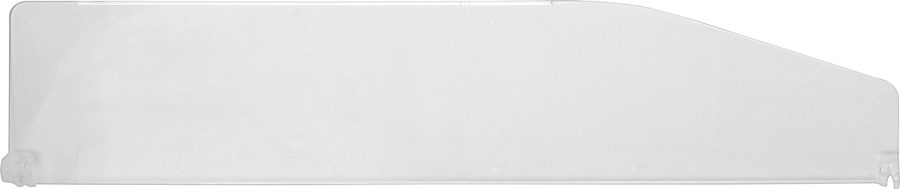 Plastmasas sadalītājs | caurspīdīgs | 567x120 mm