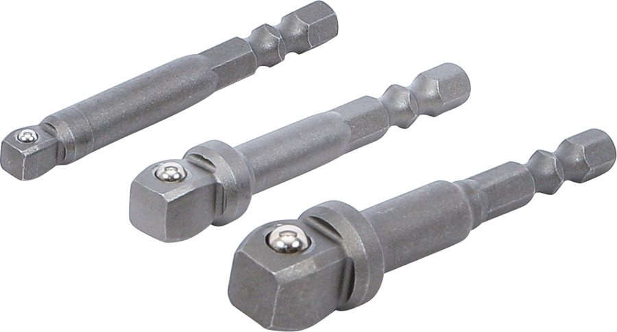Urbju slīpuma adaptera komplekts | Piedziņas ārējais sešstūris 6,3 mm (1/4") | 3 daļ.
