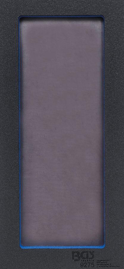 Darbnīcas ratiņu ieliktnis 1/3: uzglabāšanas nodalījums ar magnētisko pamatplāksni | 129x348x14mm