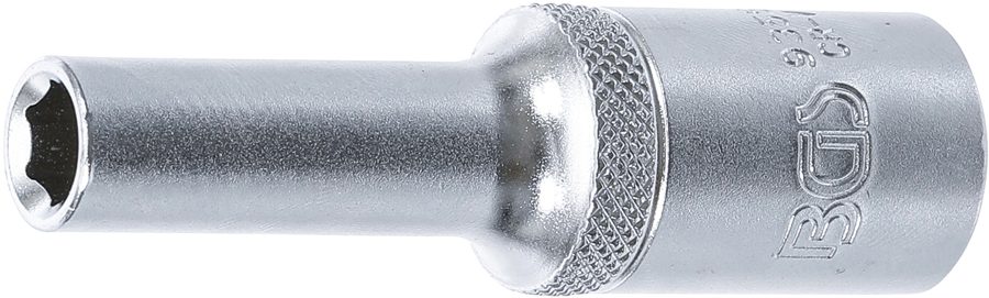 Uzgriežņu atslēgas ieliktnis sešstūris, dziļš | Piedziņas iekšējais kvadrāts 12,5 mm (1/2") | SW 8 mm