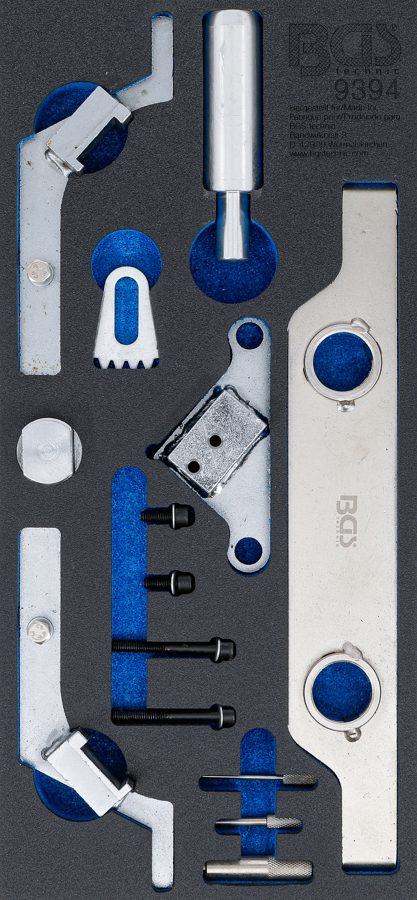 Darbnīcas ratiņu ieliktnis 1/3: dzinēja regulēšanas instrumentu komplekts | priekš Opel, Saab, Chevrolet 2.0l / 2.4l