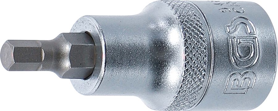 Uzgaļu ieliktnis | Piedziņas iekšējais kvadrāts 12,5 mm (1/2 collas) | iekšējais sešstūris 5,5 mm