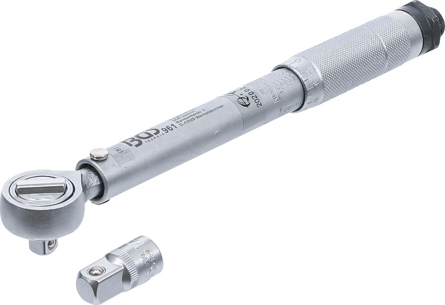 Griezes momenta atslēga | Izejas ārējais kvadrāts 10 mm (3/8") | 20 - 110 Nm