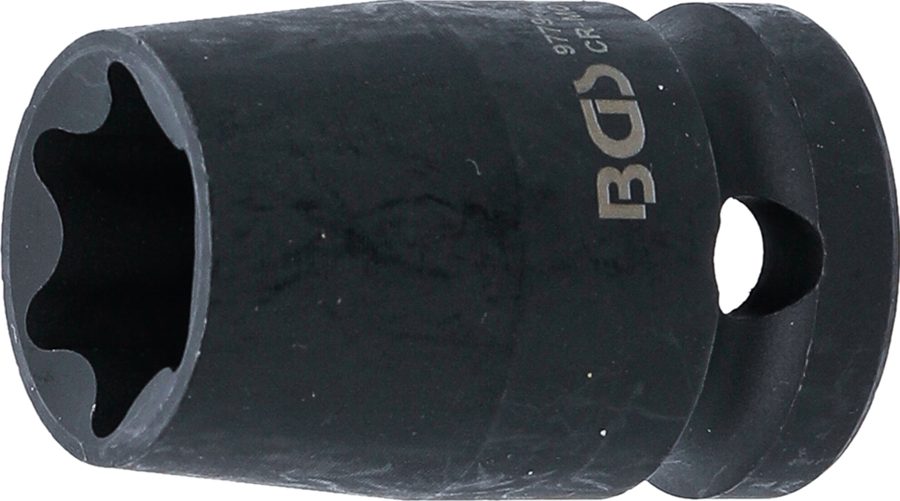 Triecienkontakta uzgriežņu atslēgas ieliktnis E-profils | Internal square drive 12.5 mm (1/2") | SW E20