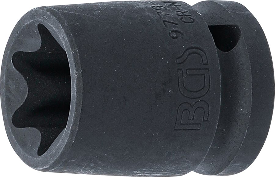 Triecienkontakta uzgriežņu atslēgas ieliktnis E-profils | Iekšējā kvadrātveida piedziņa 12,5 mm (1/2") | SW E24