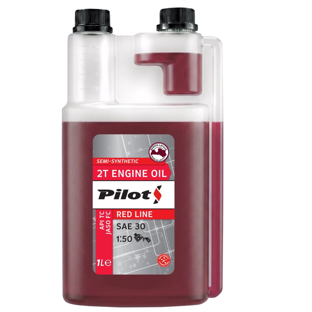 PILOTS 2T eļļa s.synt RED LINE ar dozatoru