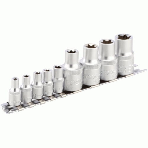 Muciņu komplekts Torx® 1/4"&1/2"