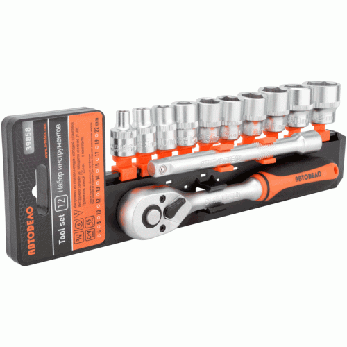Instrumentu komplekts 12 pr. 3/8"DR