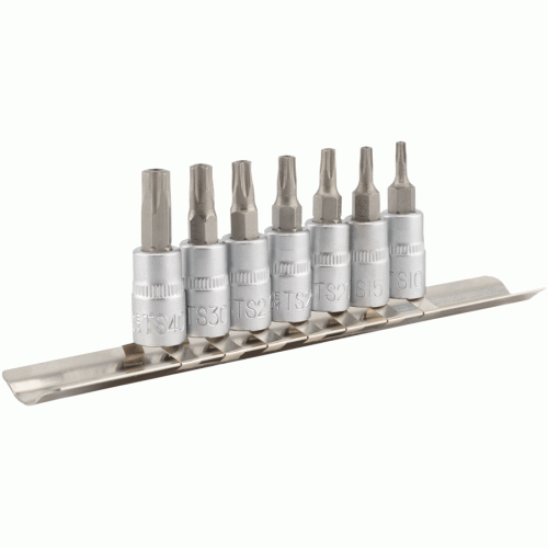 Muciņu komplekts ar uzgali Torx Plus® 1/4"