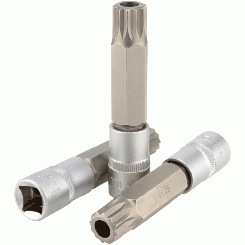Muciņa ar uzgali Spline ar caurumu 1/2"