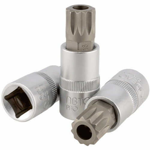 Muciņa ar uzgali Spline ar caurumu 1/2"