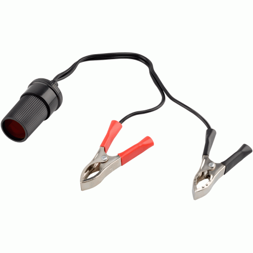 Adapteris ar klipšiem akumulatora spailēm