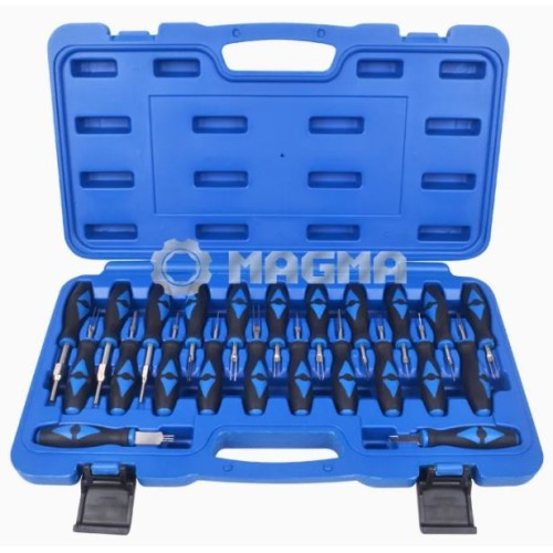Instrumenti terminālu tapu demontāžai 23 gab.,MAGMA, MG50945