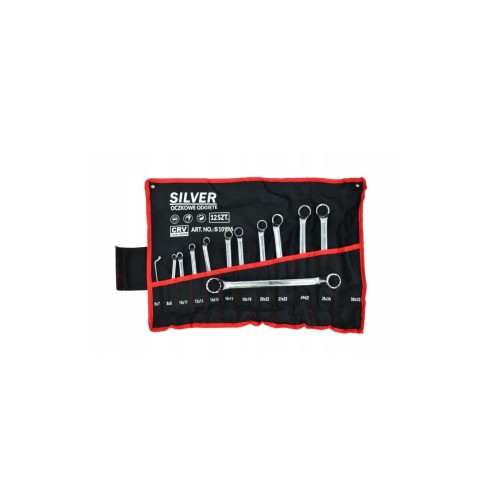 Uzgriežņu atslēgu komplekts 12gab ( 6x7-30x32mm, SUDRABA S10996