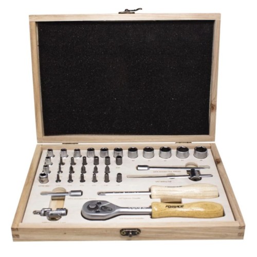Muciņu galviņu un ieliktņu komplekts 38p. 1/4 DR FORSĀŽA F-2382-5