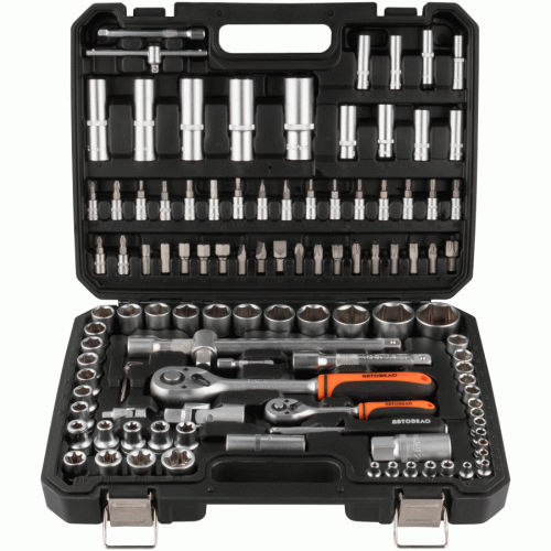 Automašīnu instrumentu komplekts 108 pr. 1/4"DR 1/2"DR