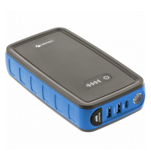 Daudzfunkcionāls 12V 400A (Li-Po 10600mAh) starta lādētājs ar papildu USB izejām un LED apgaismojumu. HT8G622