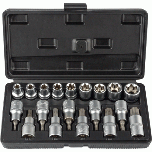 Muciņu komplekts Torx® 1/2"