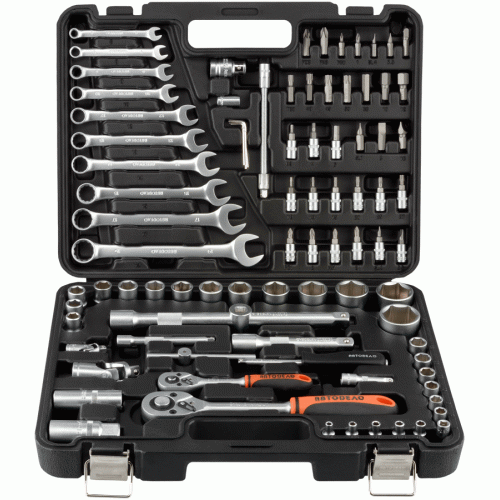 Automašīnu instrumentu komplekts 88 pr. 1/4"DR 1/2"DR